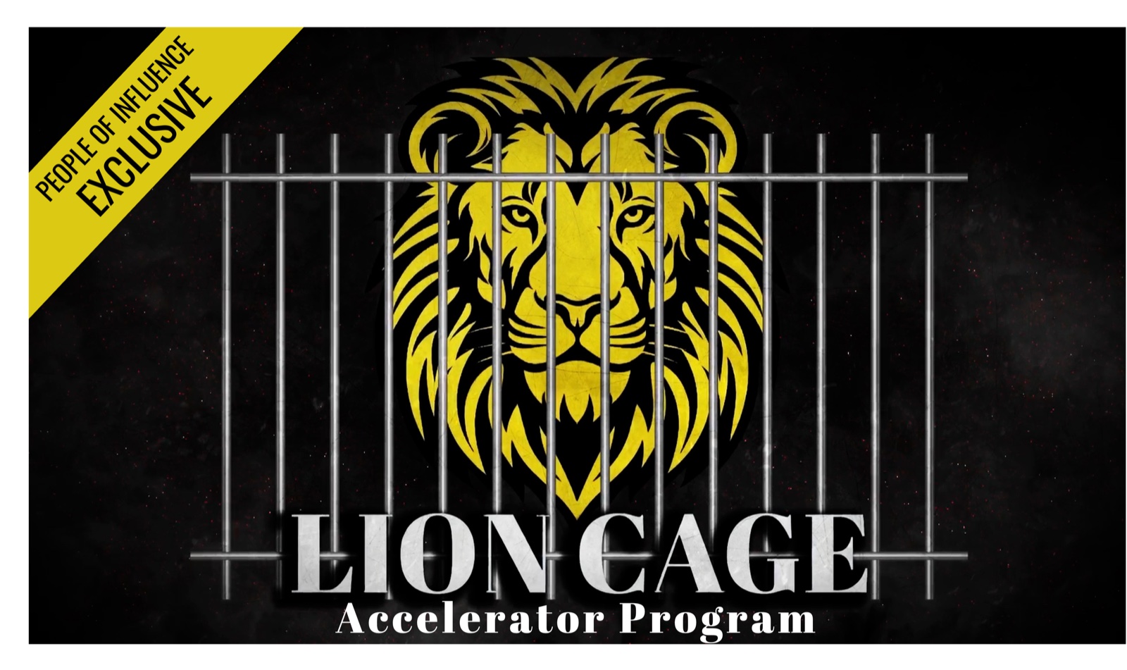 Lion Cage, a People of Influence exclusive behavioural simulation built around a business accelerator pitch